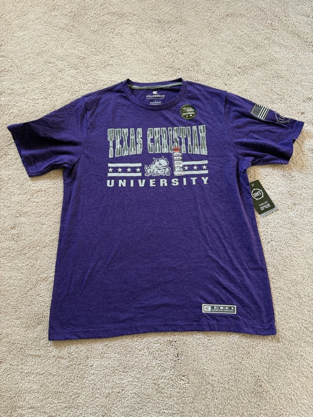 TCU Men’s Tshirt- NWT